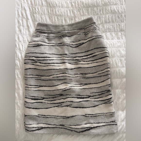 Boss Dresses & Skirts - Hugo Boss Gray and Black Striped Pencil Skirt